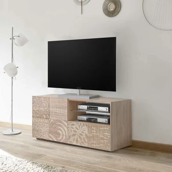 121x57x42 Cm TV Board In Dekor Eiche Sonoma – Bielvas 3