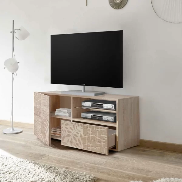 121x57x42 Cm TV Board In Dekor Eiche Sonoma – Bielvas 4