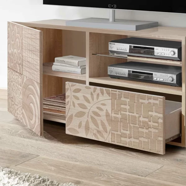 121x57x42 Cm TV Board In Dekor Eiche Sonoma – Bielvas 5
