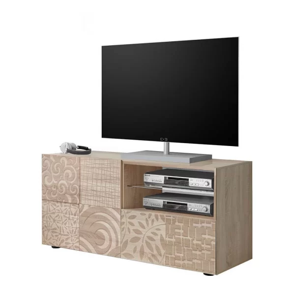 121x57x42 Cm TV Board In Dekor Eiche Sonoma – Bielvas 1