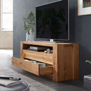 123x53x40 TV Bank Mit Einer Schublade & Fach – Aconlean 12