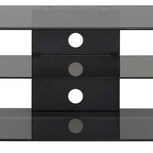 130x41x40 TV Rack Aus Rauchglas & Chrom – Vidiano 16