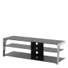 130x41x40 TV Rack Aus Rauchglas & Chrom – Vidiano 20