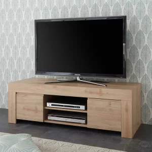 138x44x42 TV Unterschrank In Eichefarben – Karika 9
