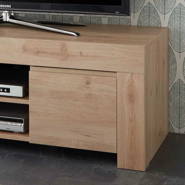 138x44x42 TV Unterschrank In Eichefarben – Karika 5