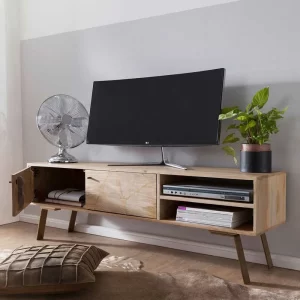 145x47x35 TV Lowboard Aus Mango Massivholz – Geyco 10