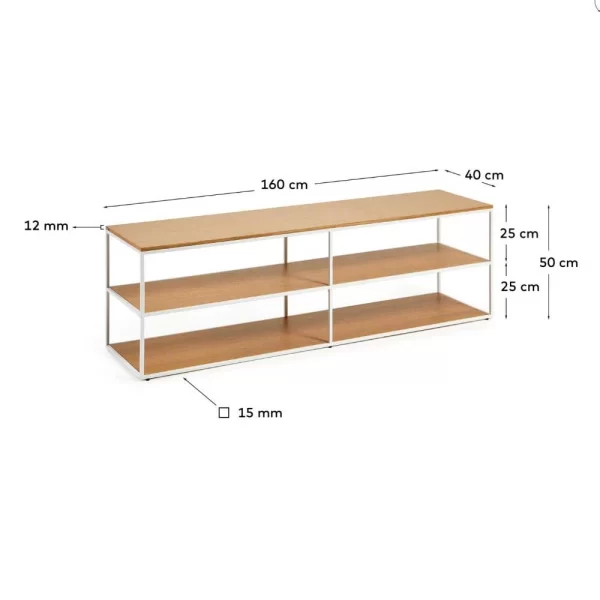 160x50x40 TV Regal In Eiche – Bosso 6