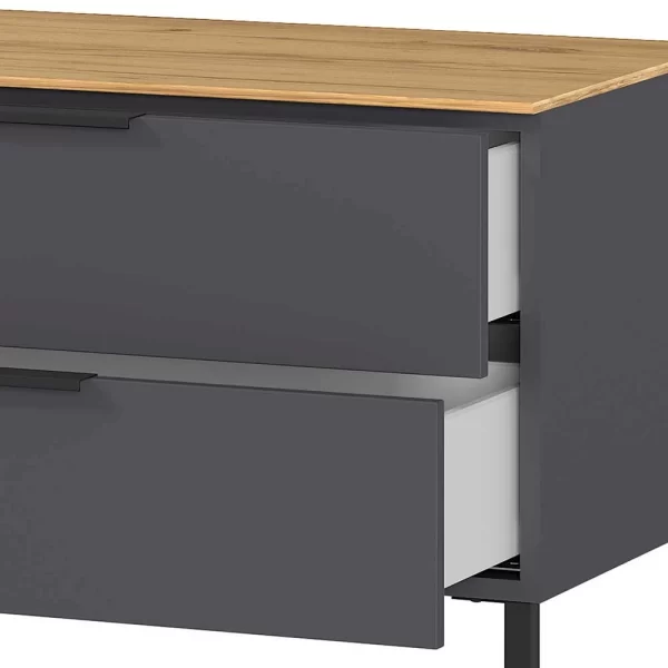 16x47x47 Lowboard Mit Zwei Schubladen & Klappe – Lurys I 7