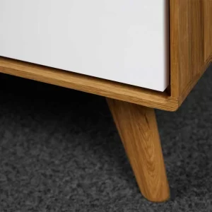 180x48x40 TV Möbel In Wildeiche & Weiß – Diesta 12