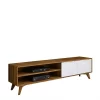 180x48x40 TV Möbel In Wildeiche & Weiß – Diesta 13