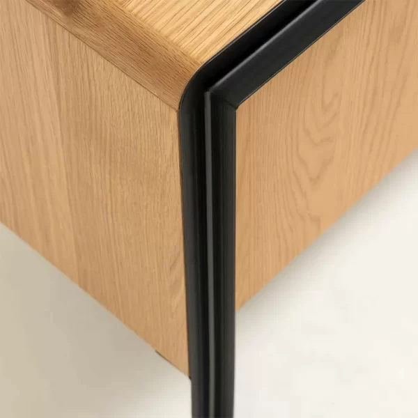 3-türiges Lowboard In Eiche Furnier – Yelina 6