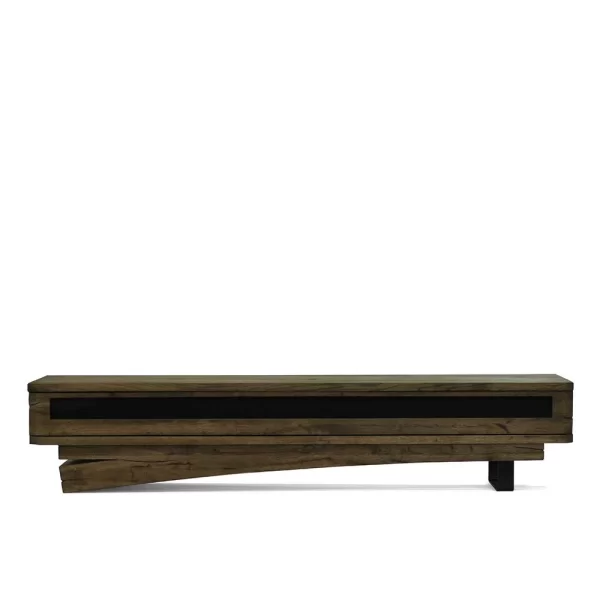 42cm Hohes Design TV Board In Wengefarben – Kanama 3
