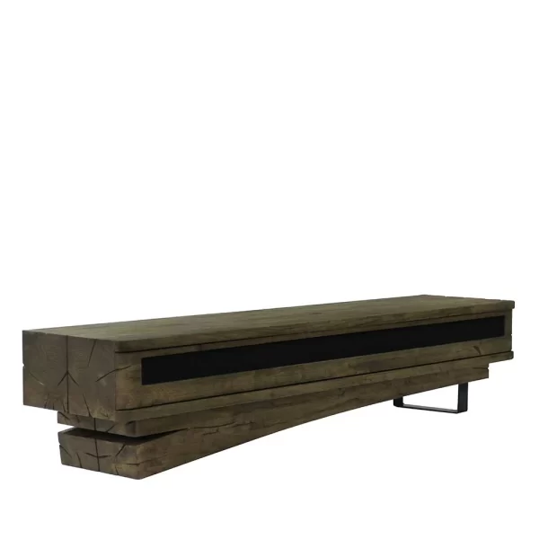 42cm Hohes Design TV Board In Wengefarben – Kanama 1