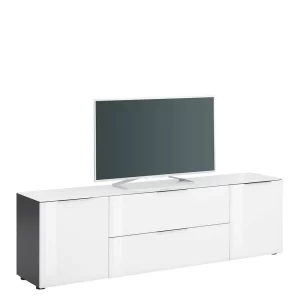 54cm Niedrige Kommode Mit Klappe & Schublade – Hemstri 10