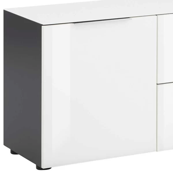 54cm Niedrige Kommode Mit Klappe & Schublade – Hemstri 5