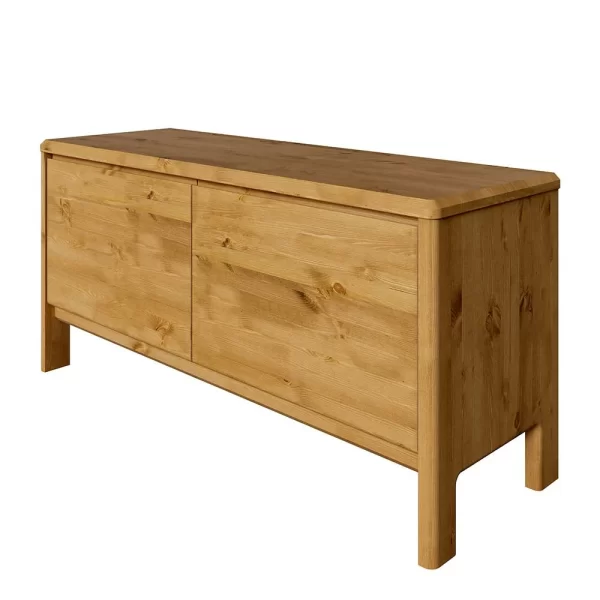 98x48x34 2 Schubladen Kommode Aus Kiefer – Etvina 1