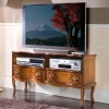 Barock Fernseh Tisch Mit 2 Schubladen Agosto & 2 Fächern 11