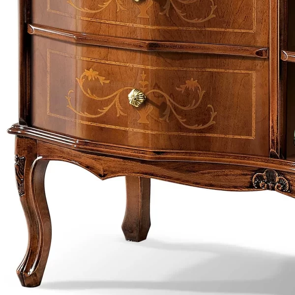 Barock TV Schrank In Nussbaumfarben – Motiz 3