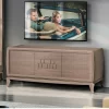 Elegante TV Kommode In Esche Dunkel – Lacruzira 22