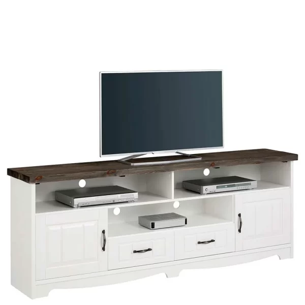 Landhaus TV Board In Weiß & Grau – Ayrinu 3