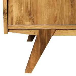 Mid Century Lowboard Aus Wildeiche Massivholz – Hardus 18