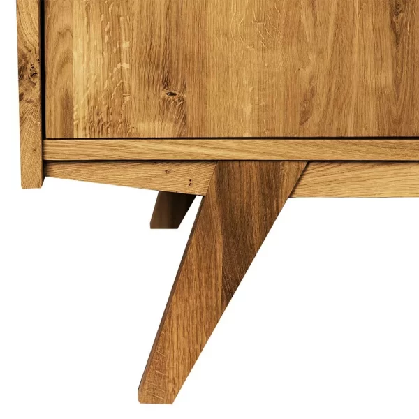 Mid Century Lowboard Aus Wildeiche Massivholz – Hardus 7
