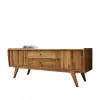 Mid Century Lowboard Aus Wildeiche Massivholz – Hardus 20