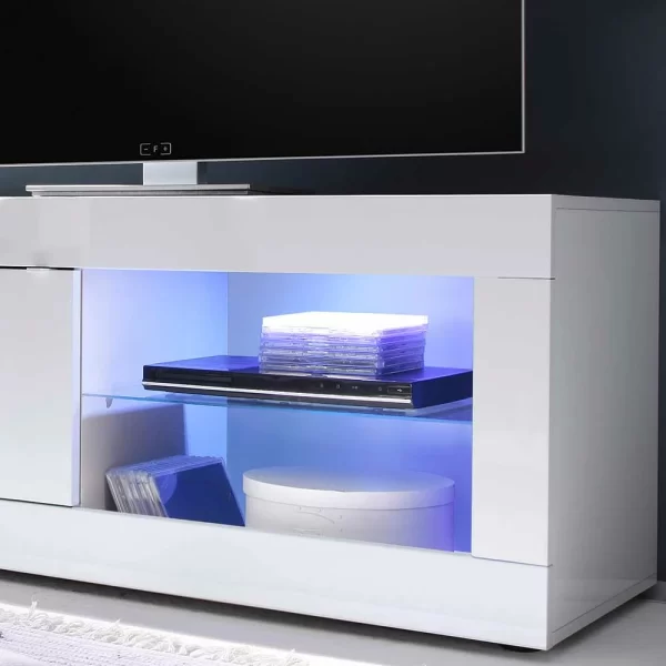 Modernes Fernsehunterschrank In Weiß – Sogno 4