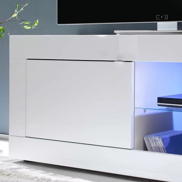 Modernes Fernsehunterschrank In Weiß – Sogno 5