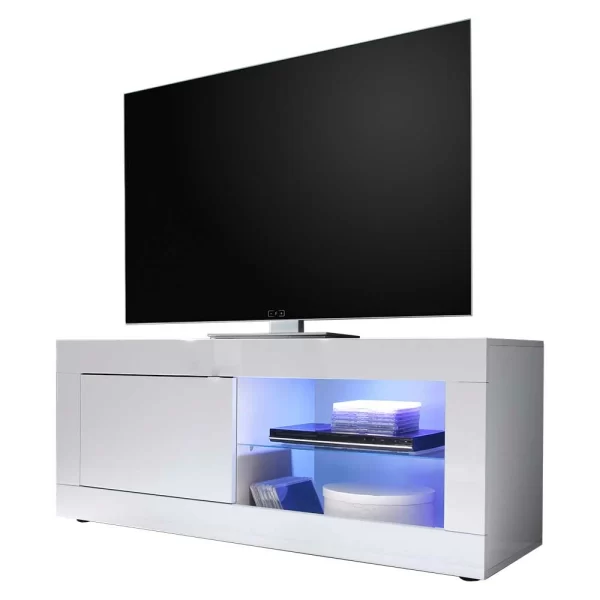 Modernes Fernsehunterschrank In Weiß – Sogno 1