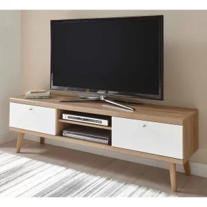 Scandi Lowboard Für Fernseher Zweifarbig – Cablos 10