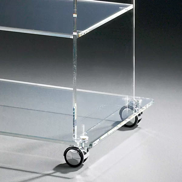 Transparenter TV HiFi Wagen Aus Acryl Glas – Zinsoe 3