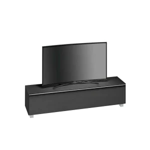 TV Board Iseon In Schwarz Glas 8
