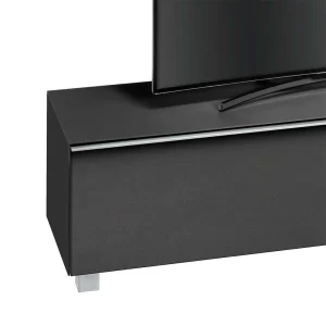 TV Board Iseon In Schwarz Glas 12