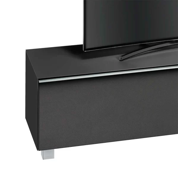 TV Board Iseon In Schwarz Glas 5