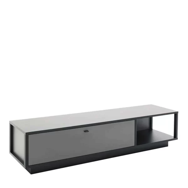 TV Lowboard In Grau & Anthrazit – Ridona 1